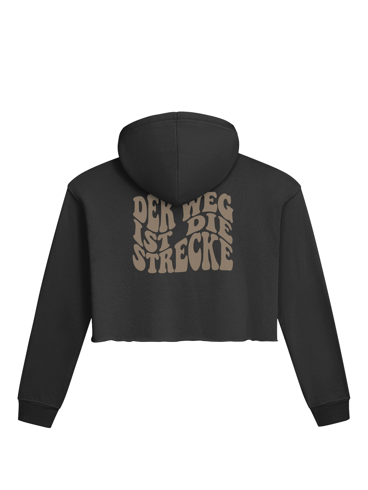Der Weg ist die Strecke - Cropped Hoodie product image (4)