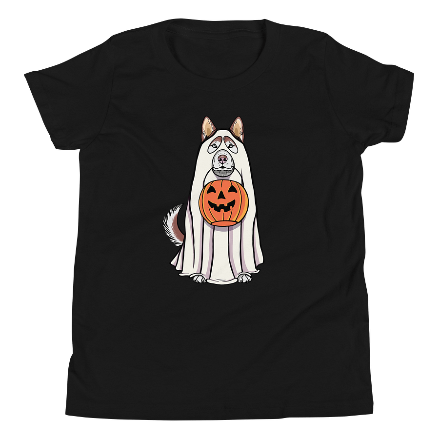 Halloween Siberian Husky(Red) Youth T-Shirt product image (5)