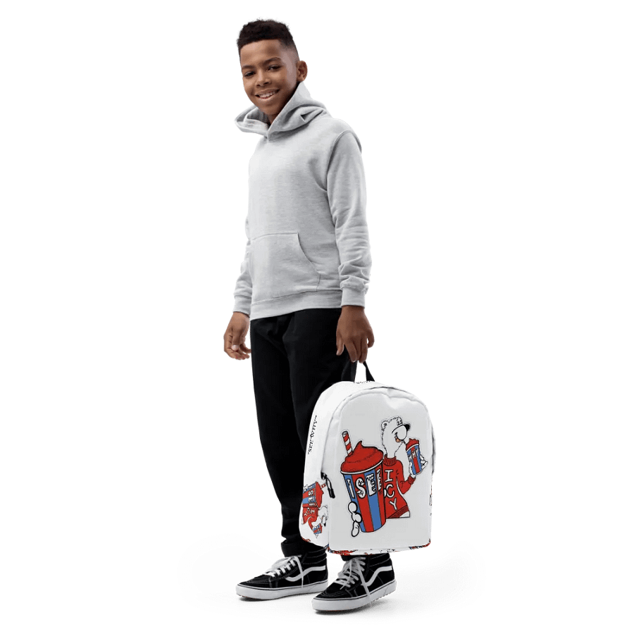 ISEEWHY BEAR PATTERN BACKPACK product image (8)