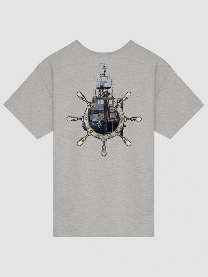 Ship Wheel & Terri L. Brusco – Maritime Workwear | Twin Anchor Apparel Short Sleeve Tee Linehand Line product image (85)