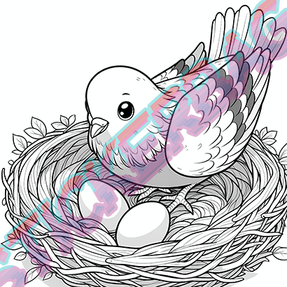Nest mit Eiern product image (2)