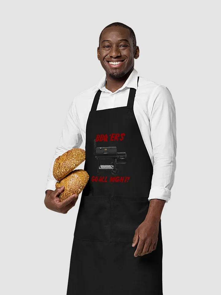 BBQ'ERS GO ALL NIGHT APRON product image (1)