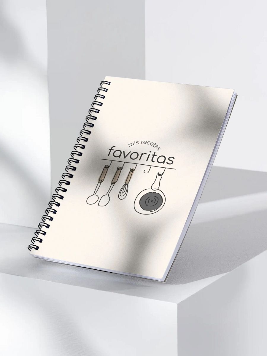 Mis Recetas Favoritas Spiral Notebook product image (3)