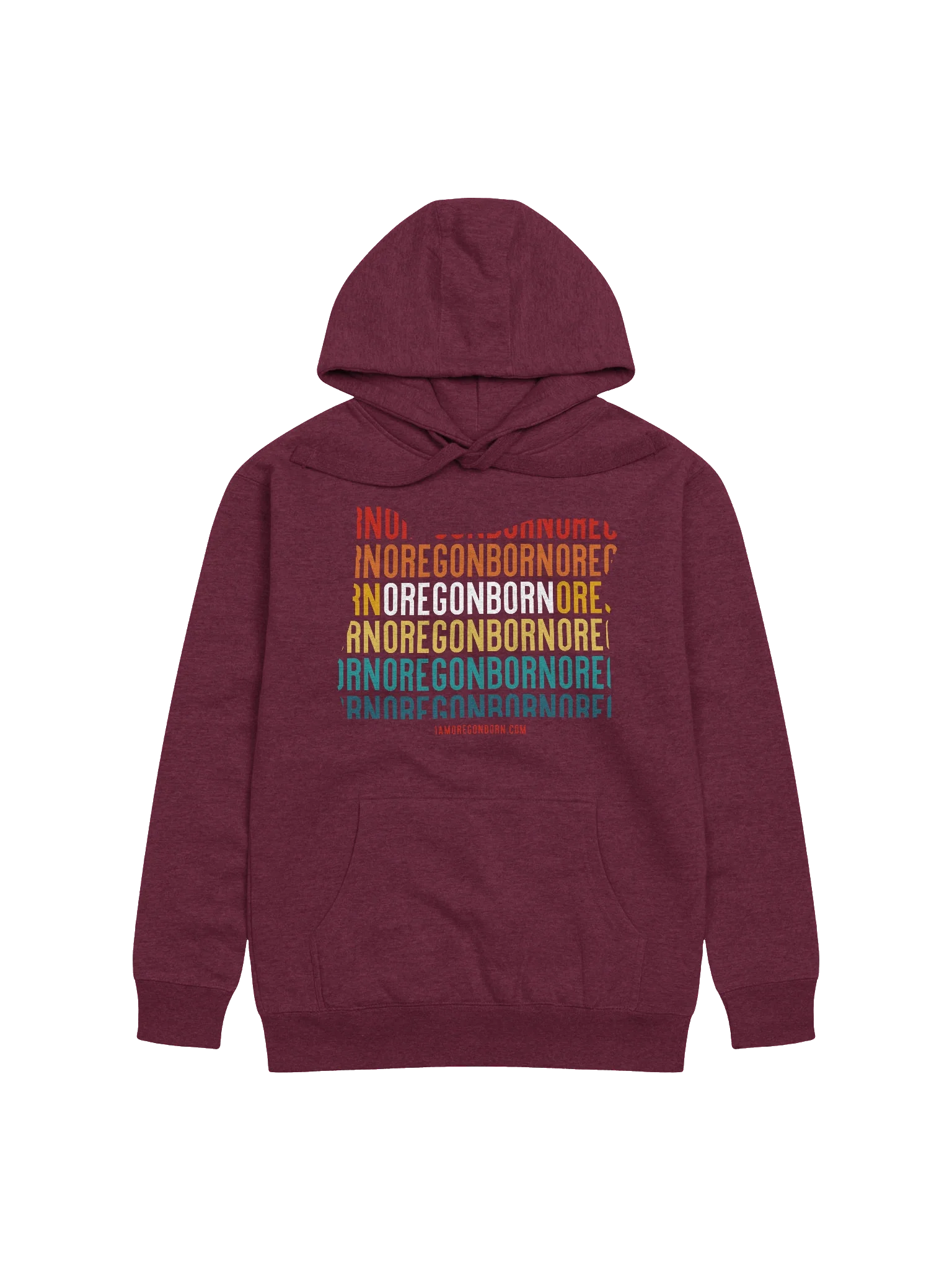 OregonBorn Vintage Sunset Hoodie product image (1)