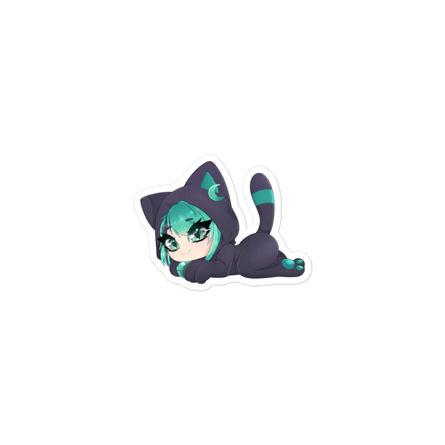 Sleepy Eepy Kitty Mintzey Vinyl Magnet product image (1)