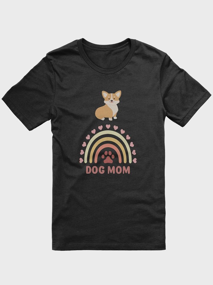 Rainbow Corgi Dog Mom T-Shirt product image (3)