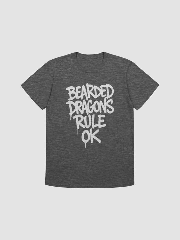 Graffiti-Style “Bearded Dragons Rule OK” Tee – Funny Reptile Lover Gift product image (57)