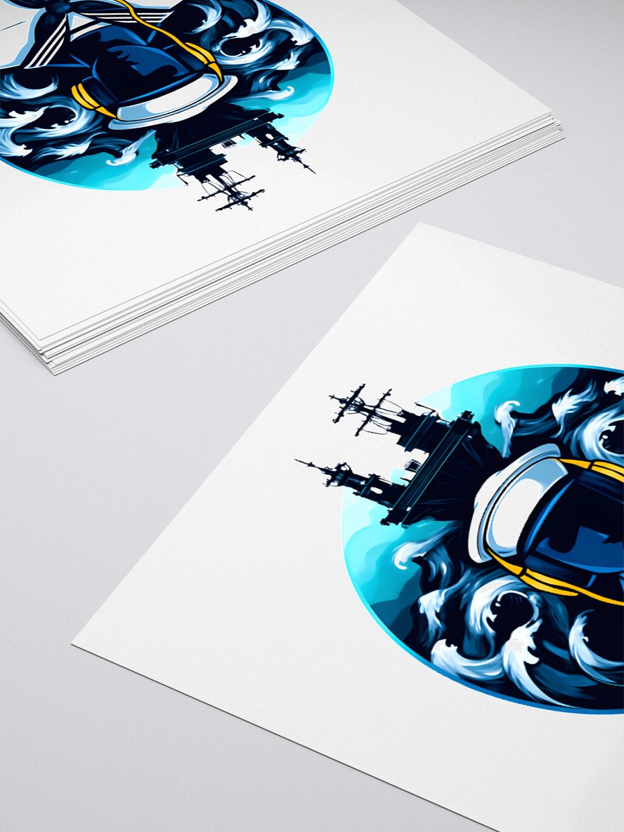 Sailor Waves Kiss Cut Stickers product image (11)