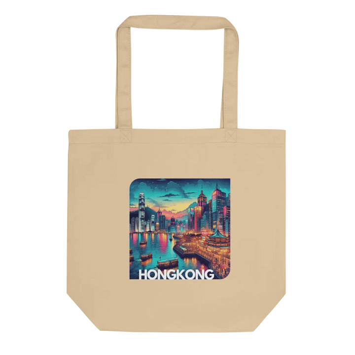 Hong Kong Skyline Eco Tote product image (1)