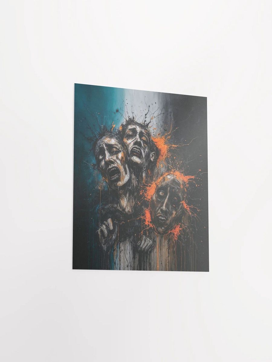 Distressed Faces Matte Poster product image (18)