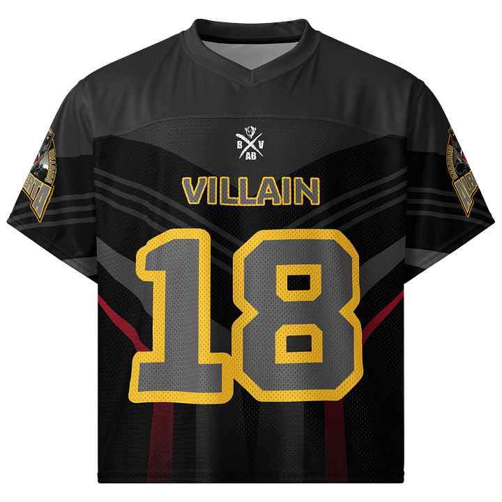 BLACK OUT FOOTBALL JERSEY product image (1)