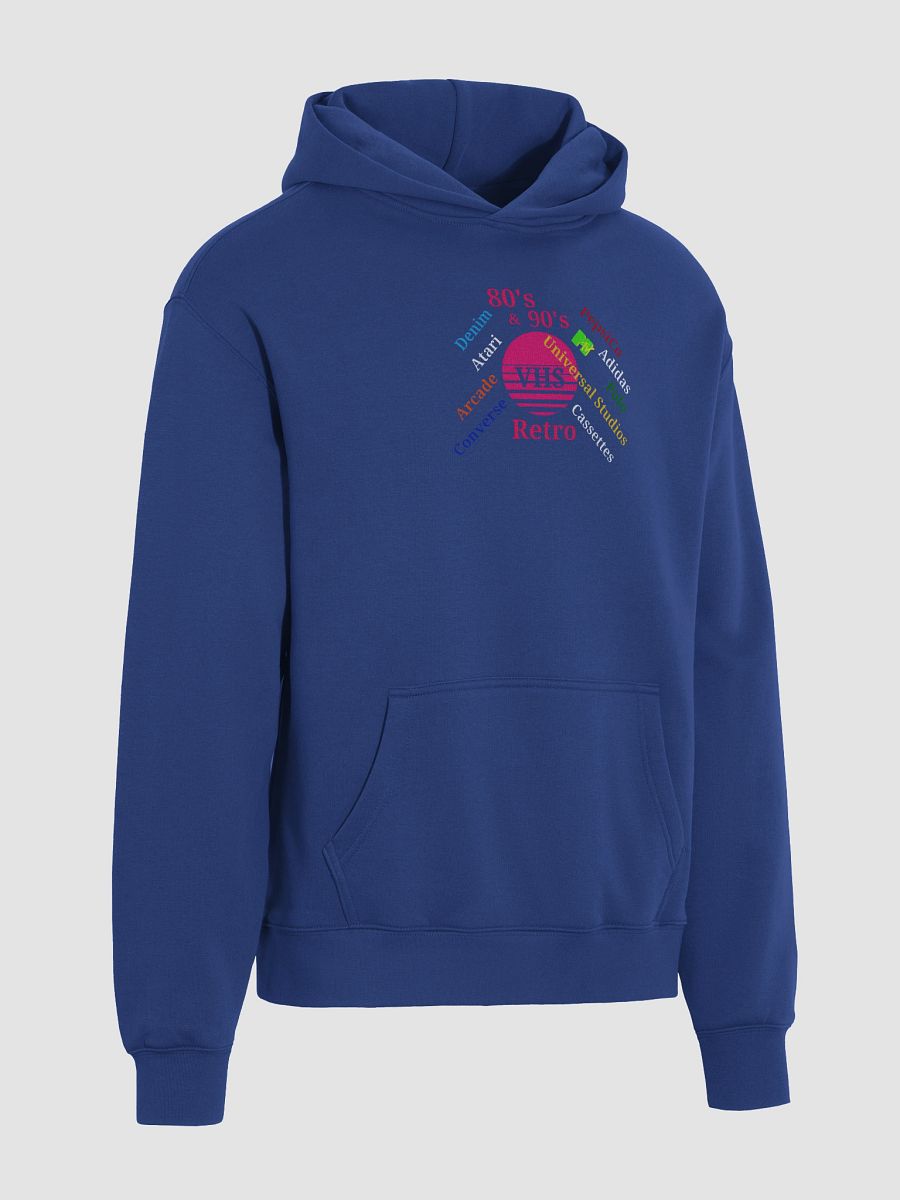 Retro VHS Collage Oversized Hoodie product image (4)