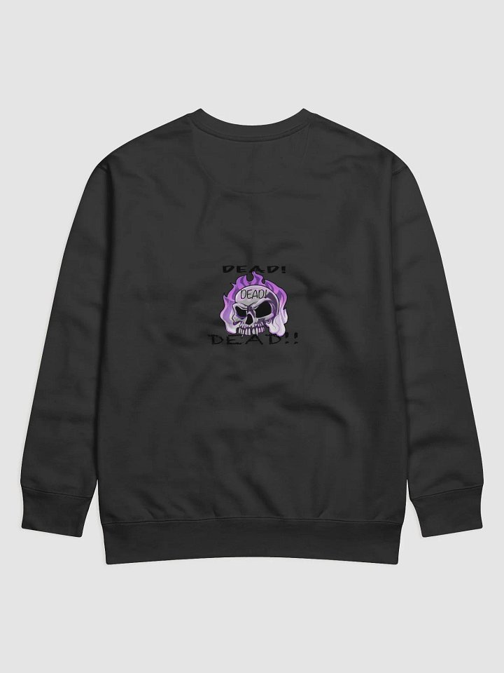DEAD! Skull Flame Graphic Premium Sweatshirt product image (2)