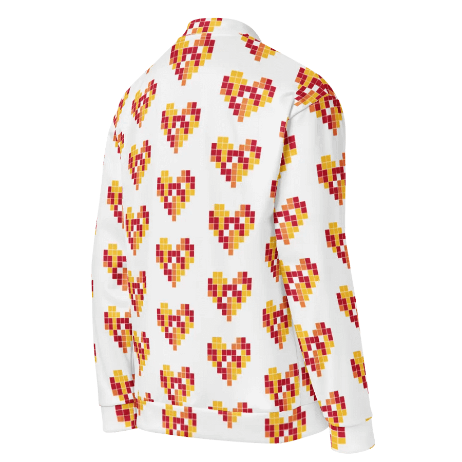 Pixel Heart All-Over Bomber Jacket product image (9)