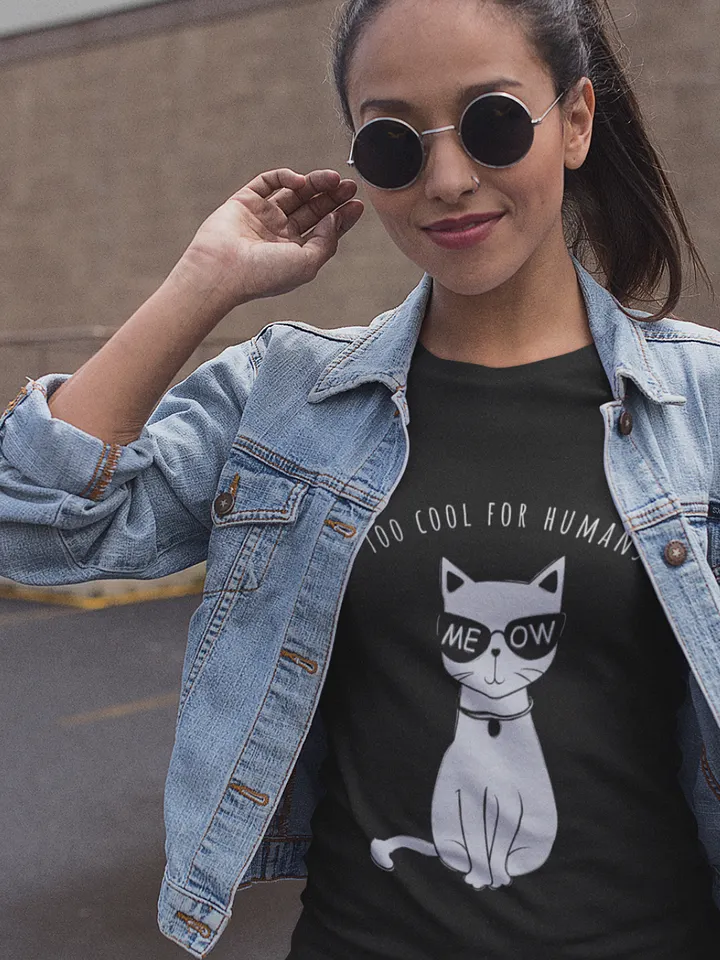 Cool Cat Shades T-Shirt product image (2)