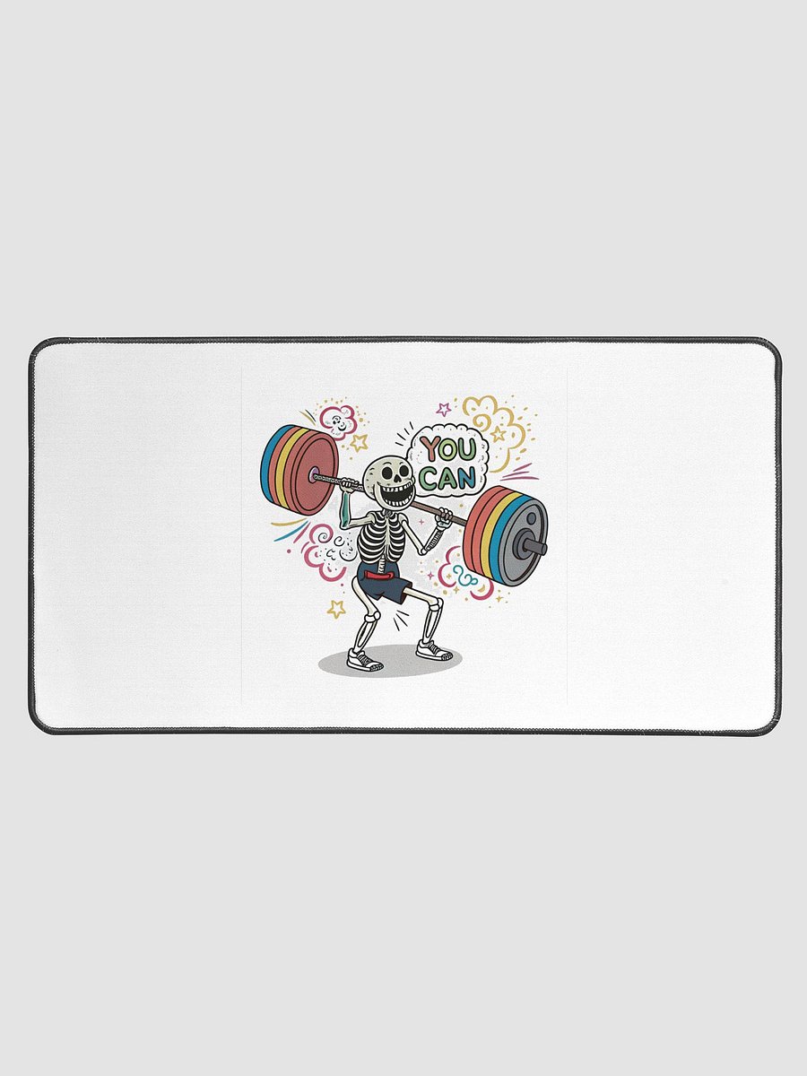 Rainbow Skeleton Desk Mat product image (1)