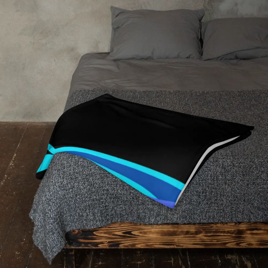 Blue Thunder Throw Blanket product image (11)