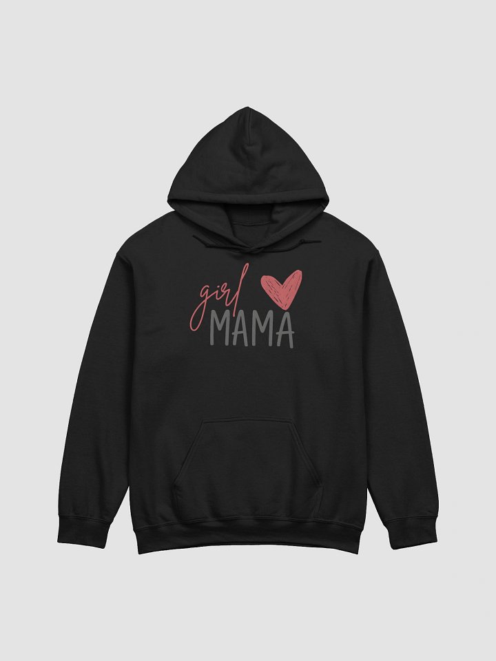 Girl Mama Hoodie | Handwritten Script Design with Heart | Cozy Matching Mom Sweatshirt product image (1)