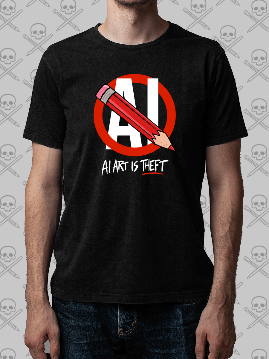 AI ART IS THEFT!x product image (1)