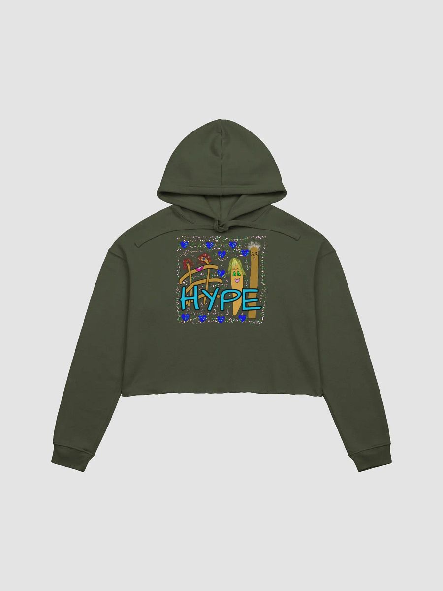 Hype Fries Fleece Crop Hoodie product image (4)