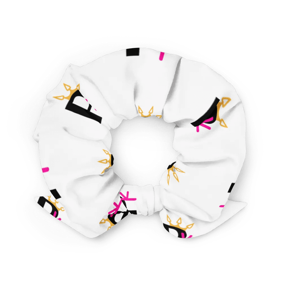 Logo Scrunchie - White product image (4)