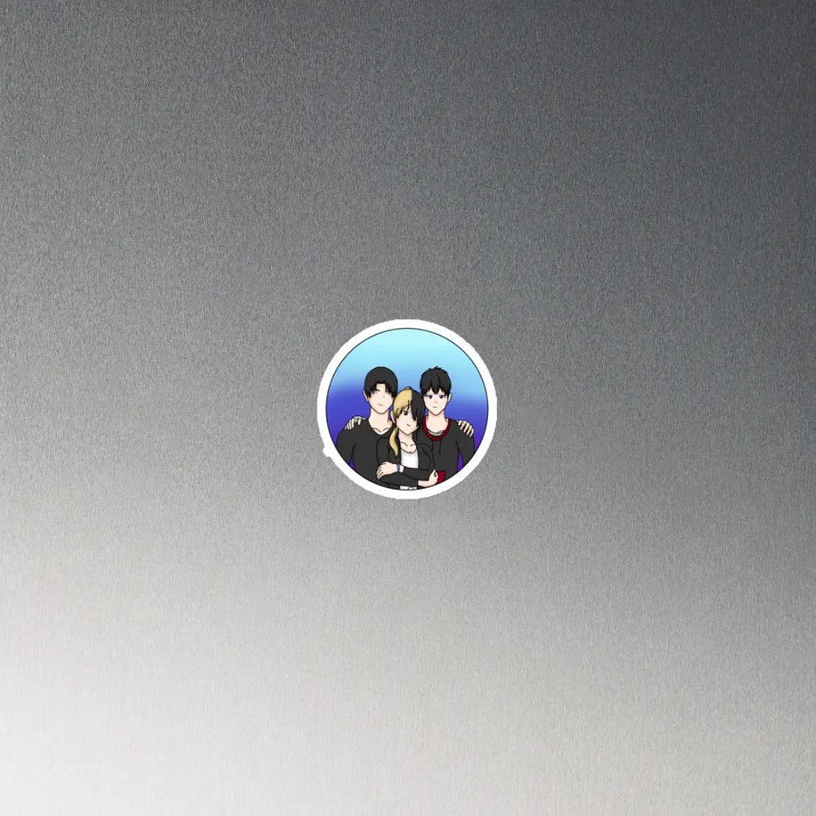 Glitch Family Magnet product image (2)