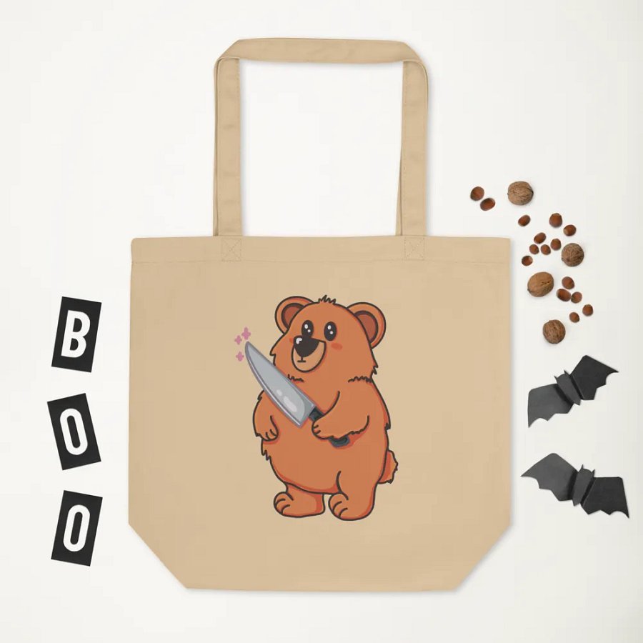 Knife Behr Medium Eco Tote Bag product image (3)