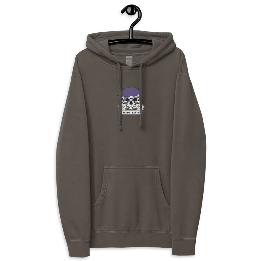Enigma Nation Independent Trading Co. Pigment Dyed Hoodie (EMBRODERED) product image (12)