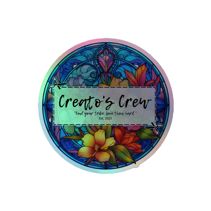 Crew Holographic Logo Sticker 2 product image (2)