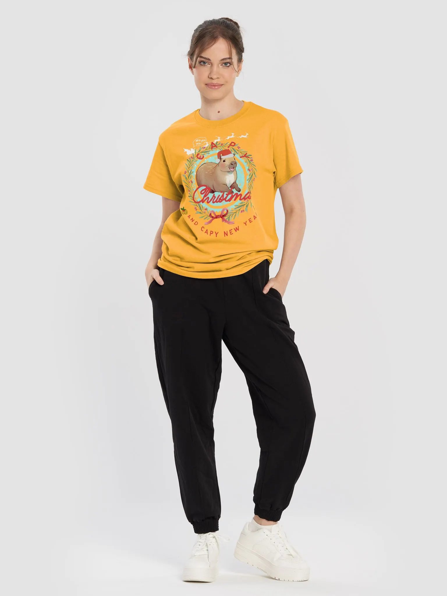 Cappy Christmas Capybara T-Shirt product image (35)
