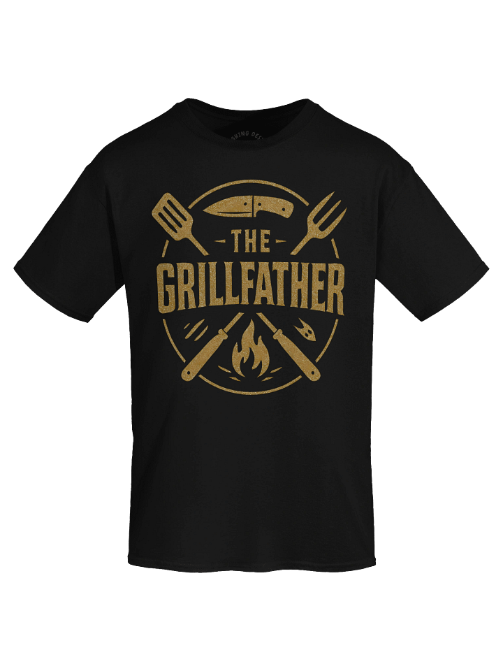 "The Grillfather" Funny BBQ T-Shirt for Dad product image (1)