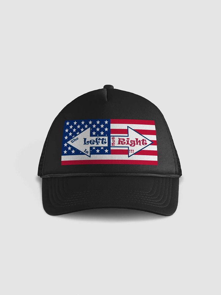 Patriotic 'The Left is not Right' Trucker Hat product image (1)