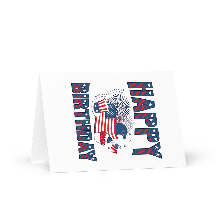 Happy Birthday (USA) Birthday Card 5"x7" product image (1)