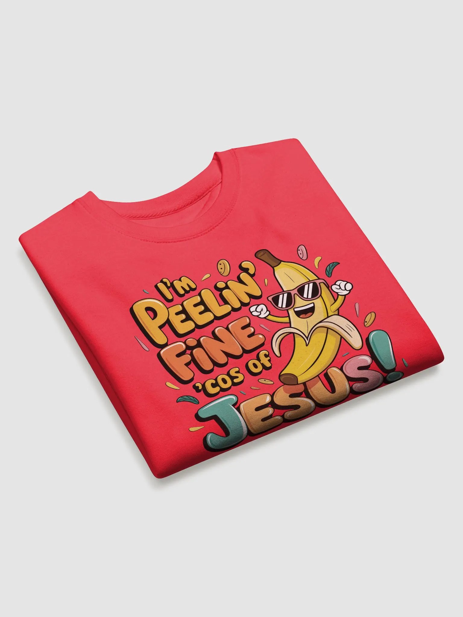 i'm peelin' fine cos of Jesus Sweatshirt product image (19)