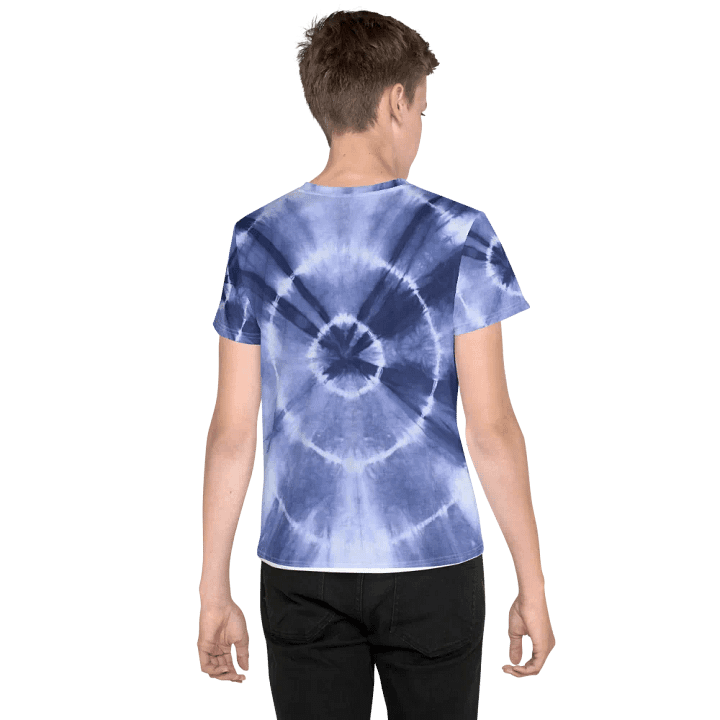 Aqua Dream Tie-Dye Youth T-Shirt product image (2)