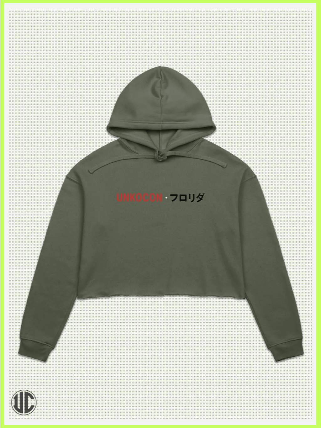 UnkoCon – Cocoa Beach FL Skater Crop Hoodie product image (2)