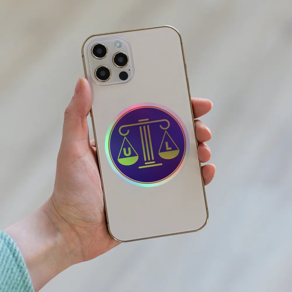 Uncivil Big Logo Holographic Sticker product image (6)