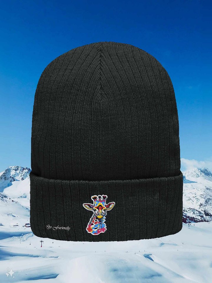 Furiously Vibrant Ribbed Beanie product image (2)