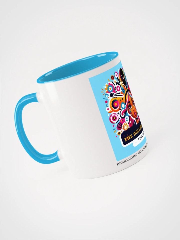 The Dollpreneur Podcast Ceramic Coffee Mug Blue product image (2)