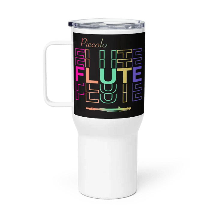 Symmetrical Flute Graphic Travel Mug - Picc product image (2)