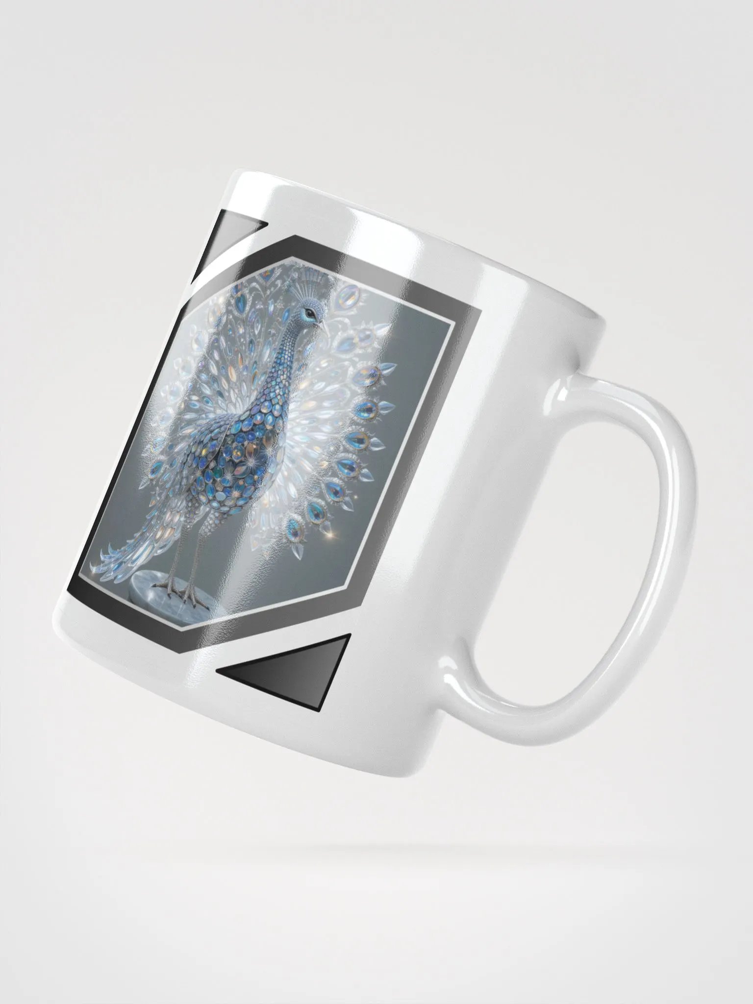 Glossy Mug: Diamond Peacock product image (2)