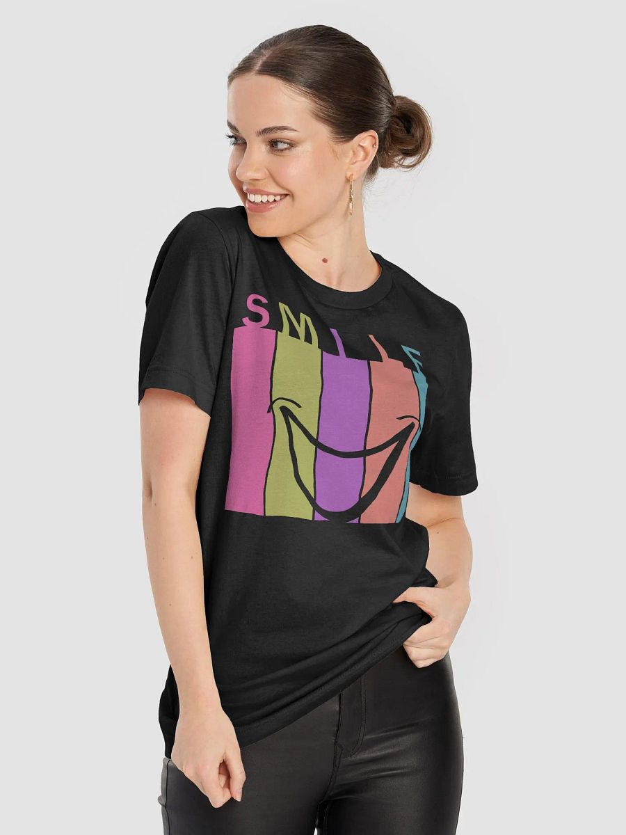 Colorful SMILE Graphic T-Shirt product image (84)