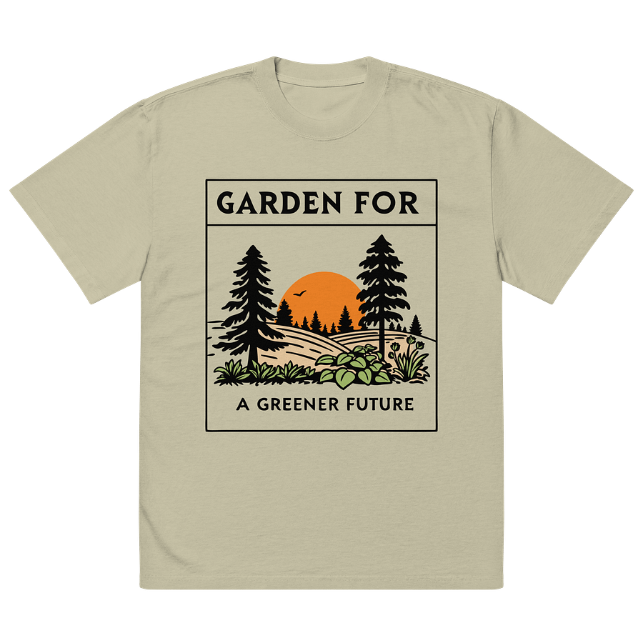 Garden for a Greener Future! Oversized Tee product image (3)
