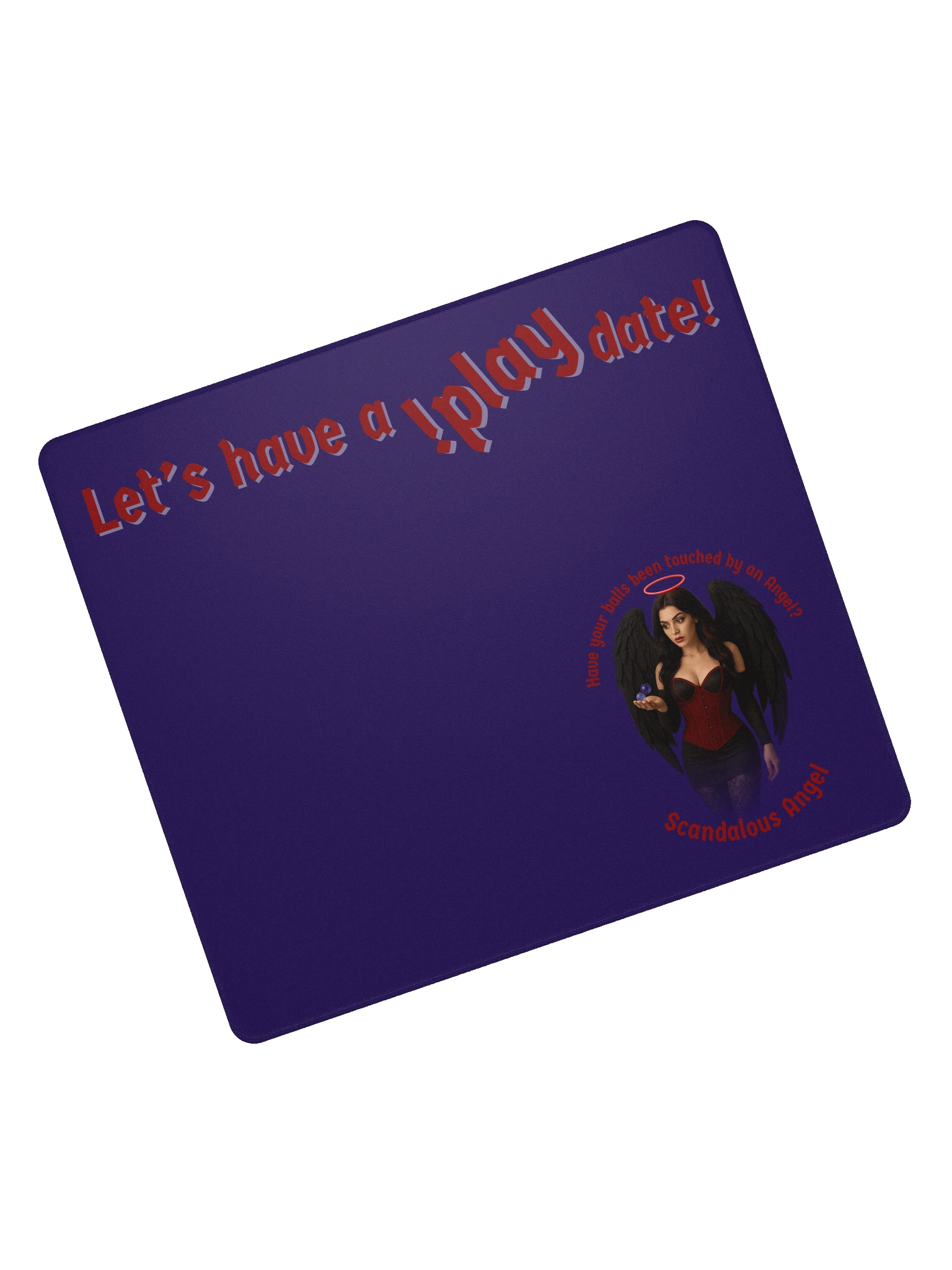 Scandalous Angel Gaming Mouse Pad product image (7)