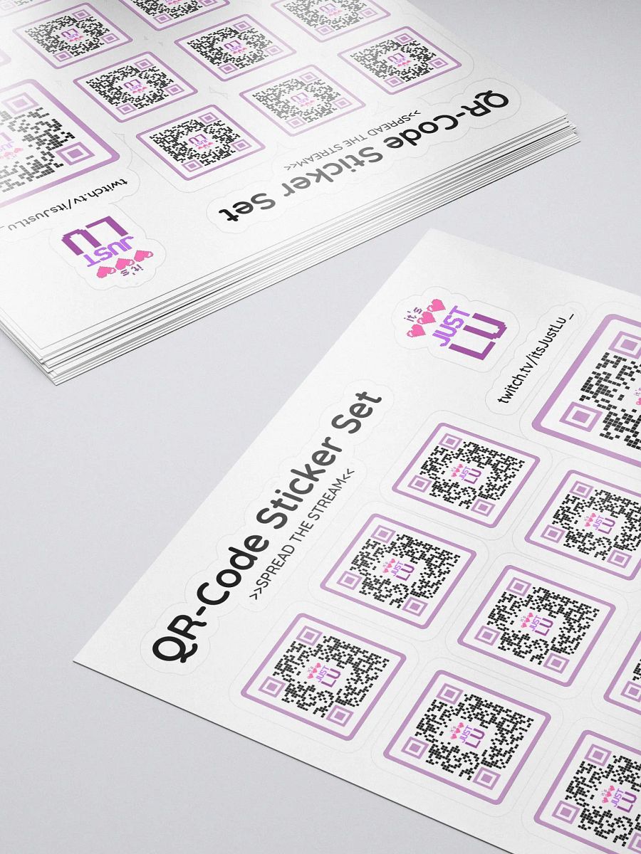QR-Code Sticker Set product image (5)