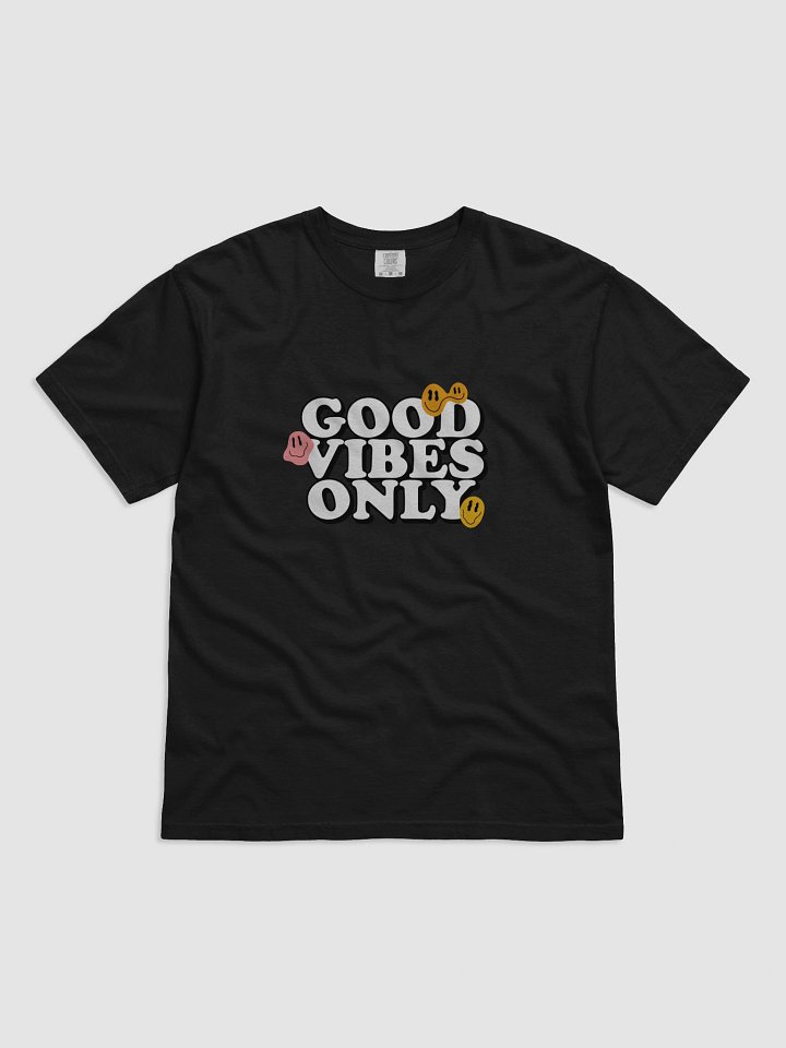Good Vibes Only Smiley Face T-Shirt product image (4)
