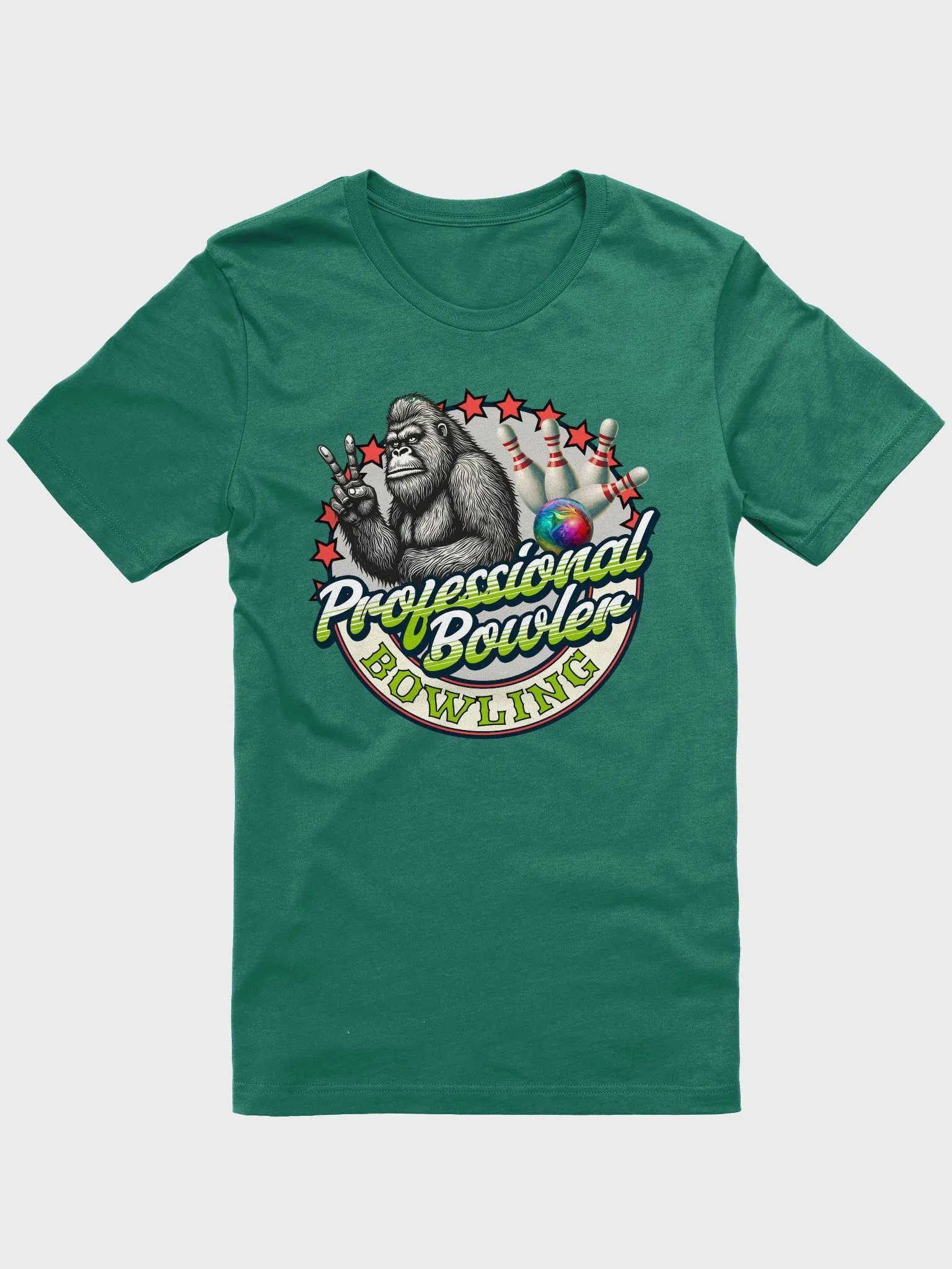 Professional Bowler Sasquatch Bowling Tee product image (1)