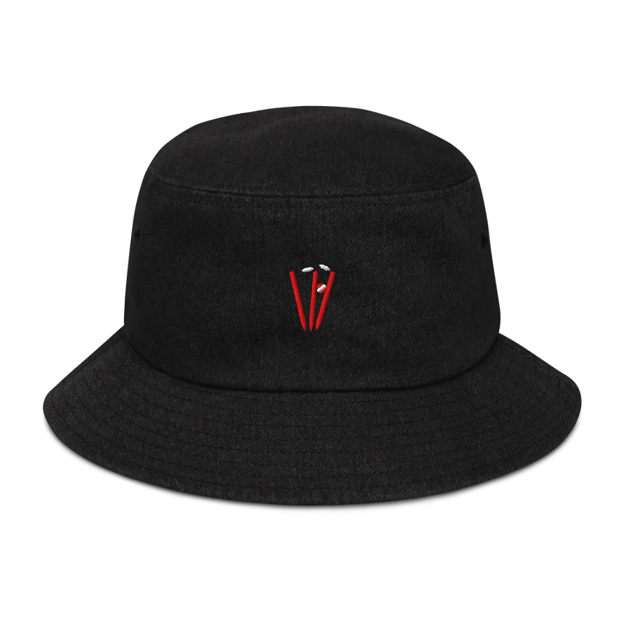Wicketers Black Out Bucket Hat product image (1)