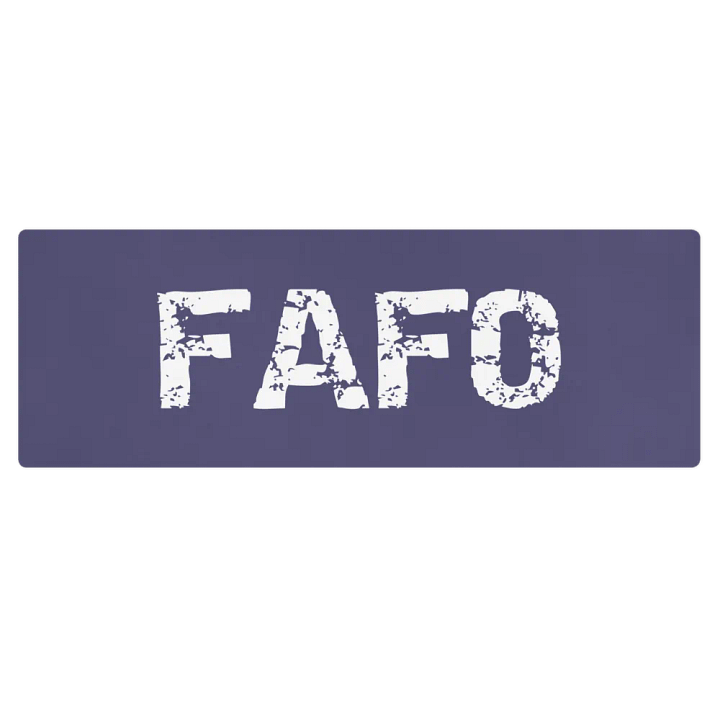 FAFO Yoga Mat product image (1)