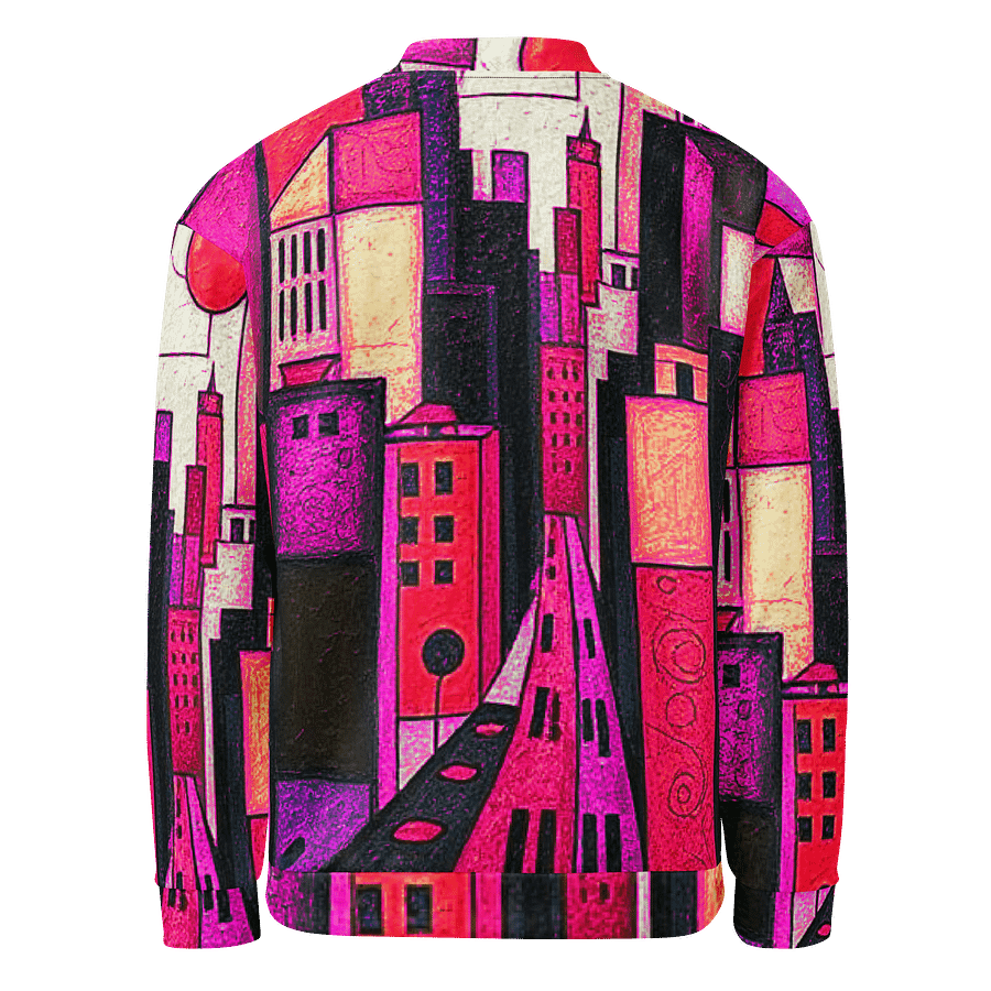 Red City Bomber Jacket product image (2)